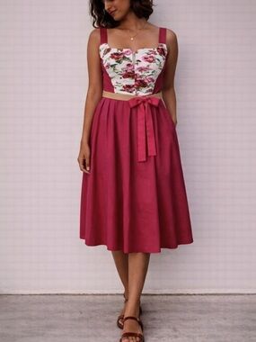 Antonio Marras Pink Floral Colorblock‎ Dress Size 44 or US 8 Made In Italy